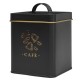 Кутия за кафе Black and Gold метална 
