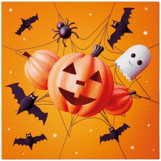 Салфетки Halloween 33 х 33 см 20 бр