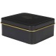 Кутия за чай Black and Gold метална 