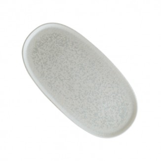 Овално порцеланово плато LUNAR WHITE, 33,5 х 23 см, BONNA Турция