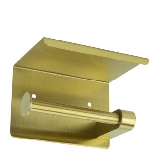 Държач за тоалетна хартия с поставка J&Low Gold