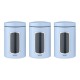 Буркани Brabantia Window 1.4 L, Dreamy Blue, 3 броя