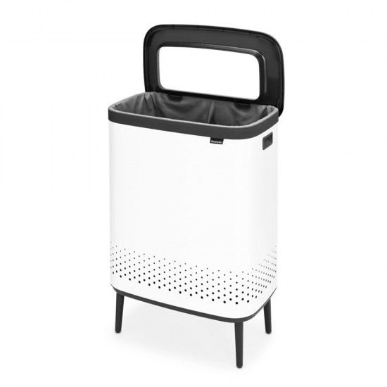 Кош за пране с две отделения Brabantia Bo 2x45 л White