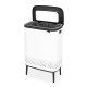 Кош за пране с две отделения Brabantia Bo 2x45 л White