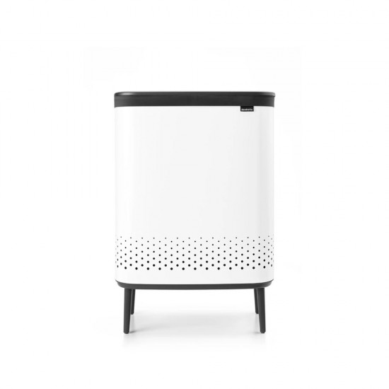 Кош за пране с две отделения Brabantia Bo 2x45 л White