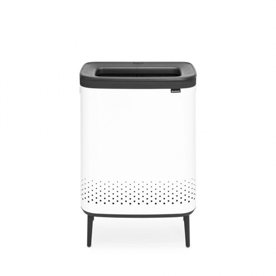 Кош за пране с две отделения Brabantia Bo 2x45 л White