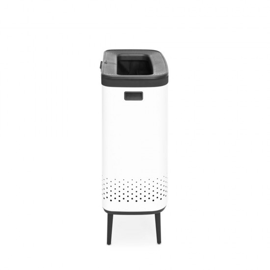 Кош за пране с две отделения Brabantia Bo 2x45 л White