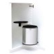 Кош за боклук за вграждане Brabantia Built-In 15L Brilliant Steel