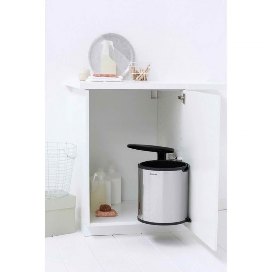 Кош за боклук за вграждане Brabantia Built-In 15L Brilliant Steel
