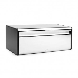 Кутия за хляб Brabantia Fall Front Brilliant Steel