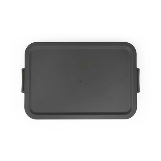 Кутия за храна Brabantia Make&Take 1100 мл Dark Grey плоска
