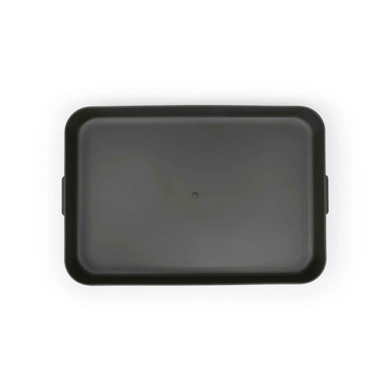 Кутия за храна Brabantia Make&Take 1100 мл Dark Grey плоска