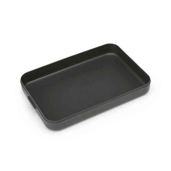 Кутия за храна Brabantia Make&Take 1100 мл Dark Grey плоска