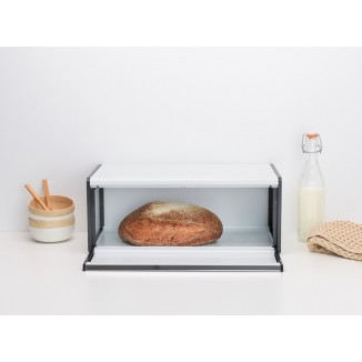 Метална кутия за хляб бяла FALL FRONT Brabantia