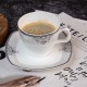 Комплект порцеланови чаши за кафе, 4 части Delphine