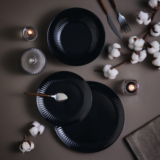 Сервиз за хранене Luminarc Cottage Black 18 части France