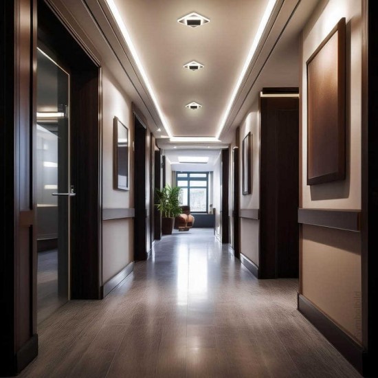 LED СТЕННА ЛАМПА CCT 23W БЯЛА