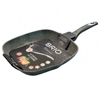 Грил тиган с незалепващо покритие Brio Stone 28x28 см