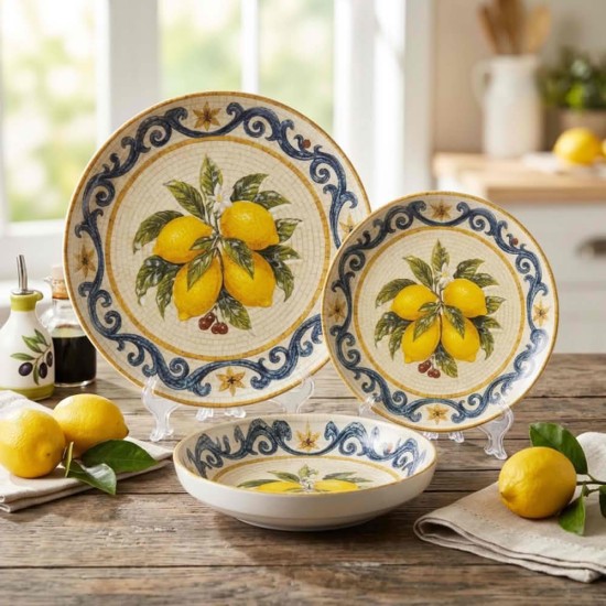Сервиз за хранене Morello Vintage Lemons 18 части