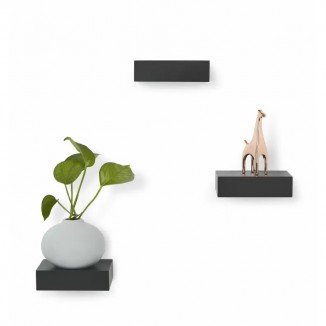 Минирафтове SHOWCASE, 3 броя, черни, UMBRA